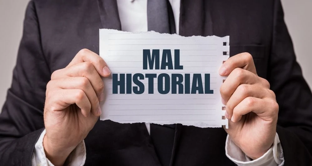 mal historial prestamo